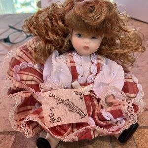 Fantasy line porcelain collectible doll
